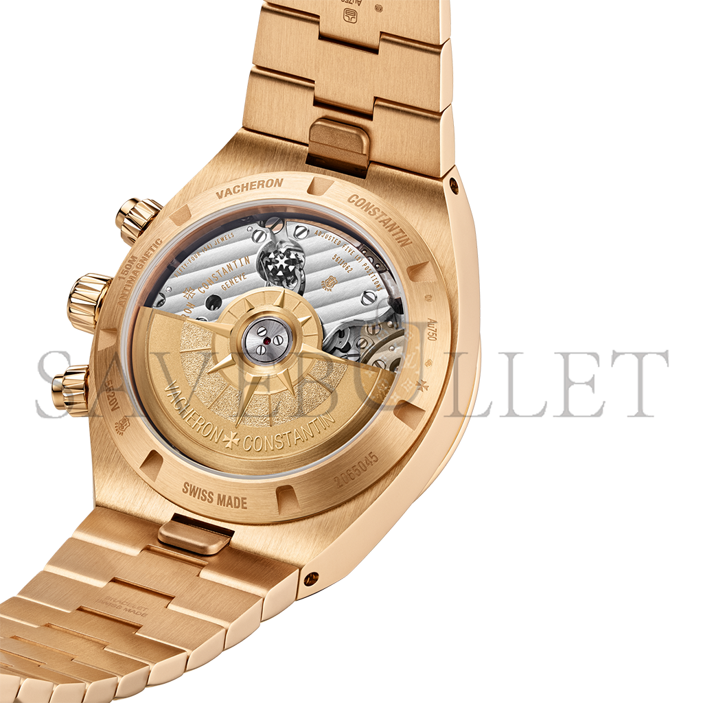 vacheron Co*sta*t*n overseas chronograph 42.5 mm pink gold watch 5520v/210r-b966